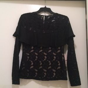 NWT Beautiful Black Top